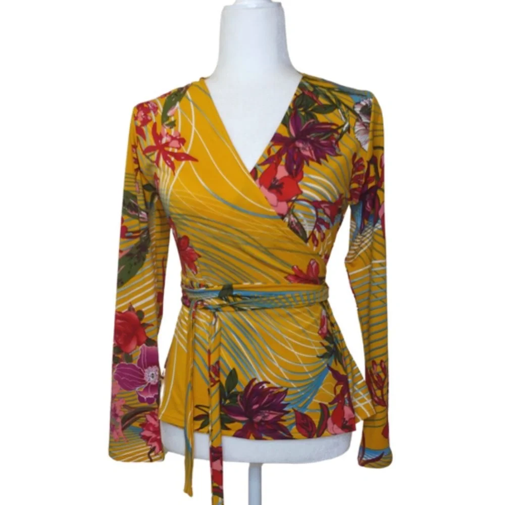 Sunset Wrap Top - Picture 1 of 2